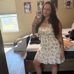 Trixxi Pastel Floral Dress